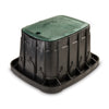 Rain Bird 19.6 in. W X 12 in. H Rectangular Valve Box Black/Green