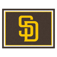 MLB - San Diego Padres 8ft. x 10 ft. Plush Area Rug