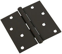 National Hardware 4 in. L Oil Rubbed Bronze Door Hinge 1 pk