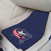 NHL - Columbus Blue Jackets Carpet Car Mat Set - 2 Pieces