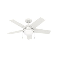 Hunter Bartlett 44 in. White LED Indoor Ceiling Fan