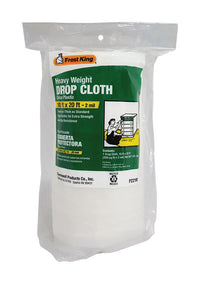 Frost King 10 ft. W X 20 ft. L X 2 mil Plastic Drop Cloth 1 pk