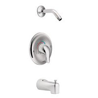 Chrome Posi-Temp(R) tub/shower