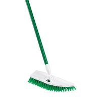 Libman 4 in. W Hard Bristle 55 in. Steel Handle Floor Scrub Brush