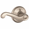 Schlage Flair Satin Nickel Dummy Lever Left Handed