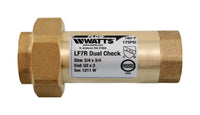 Watts 3/4 in. D X 3/4 in. D Threaded Brass Double Check Valve