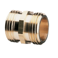 Gilmour 3/4 Brass Threaded Double Male Hose Connector