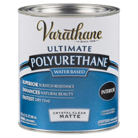 Varathane Ultimate Transparent Matte Crystal Clear Stain 1 qt. (Pack of 2)