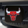 NBA - Chicago Bulls Black Metal Hitch Cover - 3D Color Emblem