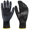 Gorilla Grip One Size Fits All Nylon Tac Black/White Dipped Gloves