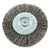 Forney 4 in. Crimped Wire Wheel Brush Metal 6000 rpm 1 pc