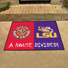 House Divided - UL-Lafayette / LSU House Divided Rug