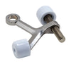 National Hardware Zinc Satin Chrome Silver Hinge Pin Door Stop Mounts to door