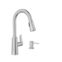 Moen Edwyn One Handle  Stainless Steel Pulldown Kitchen Faucet (Pack of 2)