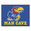 University of Kansas Man Cave Rug - 34 in. x 42.5 in.