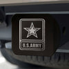 U.S. Army Black Metal Hitch Cover