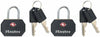 Master Lock 15/16 in. H X 5/8 in. W X 1-1/4 in. L Vinyl Covered Steel Pin Tumbler Luggage Lock Keyed