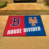 MLB House Divided - Red Sox / Mets House Divided Rug