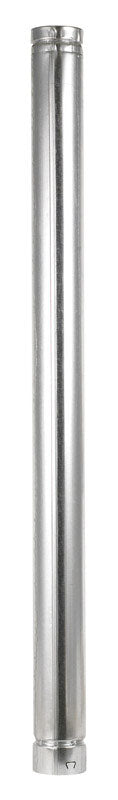 Selkirk 3 in. Dia. x 48 in. L Aluminum Round Gas Vent Pipe (Pack of 2)