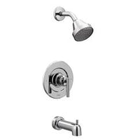 Chrome Posi-Temp(R) tub/shower