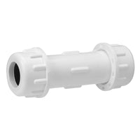 Homewerks Schedule 40 1-1/4 in. Compression X 1-1/4 in. D Compression PVC 3 in. Coupling 1 pk