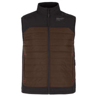 Milwaukee Tool L Unisex Heated Vest Kit Brown