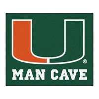 University of Miami Man Cave Rug - 5ft. x 6ft.