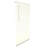 Living Accents Vinyl 1 in. Blinds 31 in. W X 72 in. H Alabaster Cordless