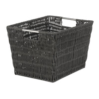 Whitmor Brown Storage Bin 7.9 in. H X 12.60 in. W X 9.9 in. D Stackable