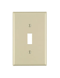 Leviton Decora Ivory 1 gang Plastic Toggle Wall Plate 1 pk (Pack of 20)