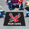 Eastern Washington University Black  Man Cave Rug - 5ft. X 6ft.