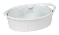 Corningware 8.5 in. W X 12-3/4 in. L Casserole Pan White