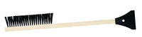 Hopkins Mallory Black/Beige Ice Scraper/Snow Brush