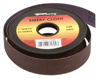 Forney 360 in. L X 1 in. W 120 Grit Emery Sandpaper 1 pk