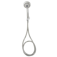 PlumbCraft HydroSpin Chrome Plastic 6 settings Handheld Showerhead 2 gpm