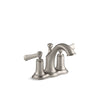 Kohler Brushed Nickel Bathroom Faucet 4 in.