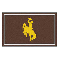 University of Wyoming 4ft. x 6ft. Plush Area Rug