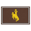 University of Wyoming 4ft. x 6ft. Plush Area Rug