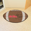 University of Mississippi (Ole Miss) Southern Style Football Rug - 20.5in. x 32.5in.