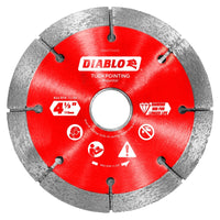 Diablo 4-1/2 in. D X 7/8 in. Diamond Tuck Point Masonry Cut-Off Wheel 1 pk