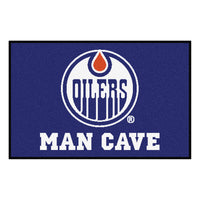 NHL - Edmonton Oilers Man Cave Rug - 19in. x 30in.