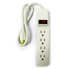 Home Plus 2 ft. L 4 outlets Power Strip Gray