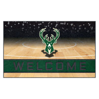 NBA - Milwaukee Bucks Rubber Door Mat - 18in. x 30in.