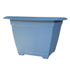 Bloem Dayton Ocean Blue Resin UV-Resistant Square Planter Box 11 H x 15 W x 15 D in.