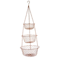 Fox Run Copper Hanging Food Storage Basket 1 pk