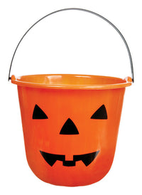 Good Old Values Pumpkin Bucket Halloween Decoration 4 in. H x 9 in. W 1 pc. (Pack of 24)