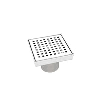 Innova 4 in. D Chrome Stainless Steel Square Shower Drain