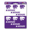 Kansas State University 12 Count Mini Decal Sticker Pack