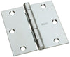 National Hardware 3-1/2 in. L Zinc-Plated Door Hinge (Pack of 15)