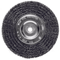 Century Drill & Tool 6 in.   Crimped Wire Wheel Brush Steel 3750 rpm (Pack of 2)